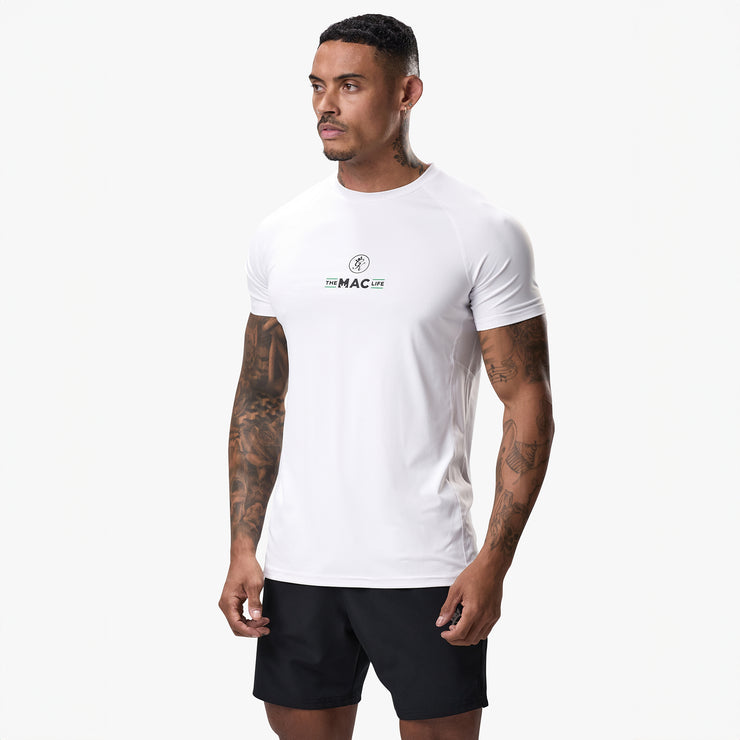 Gym King TML Training Tee - White