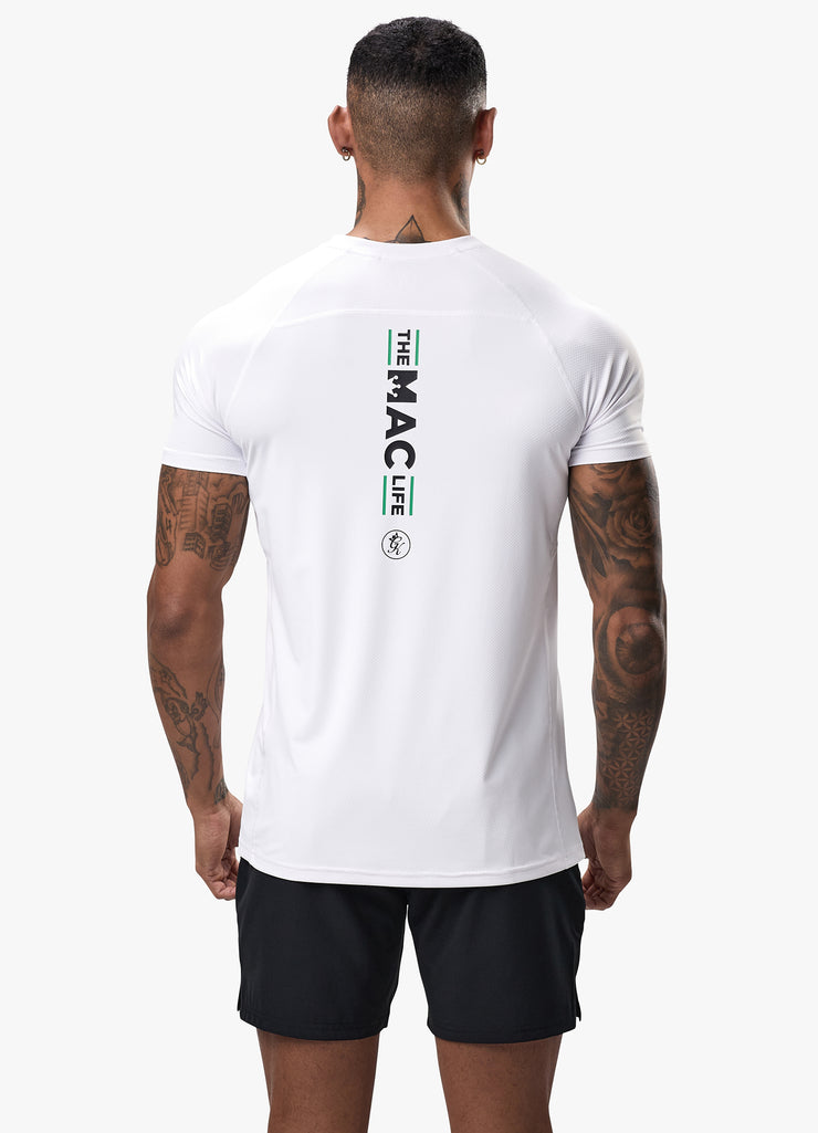 Gym King TML Training Tee - White