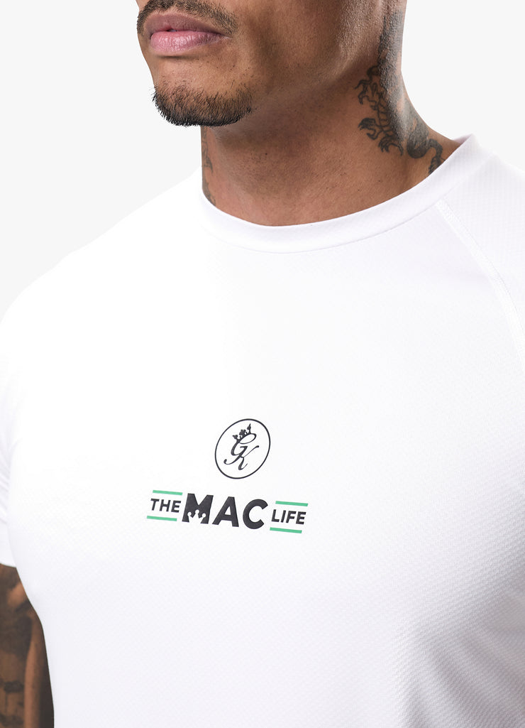 Gym King TML Training Tee - White