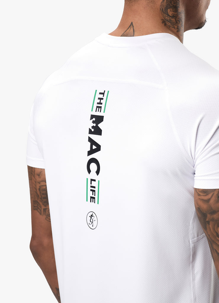 Gym King TML Training Tee - White