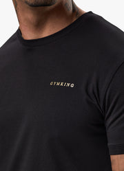 Gym King The MAC Life Jersey Tee - Black/Gold