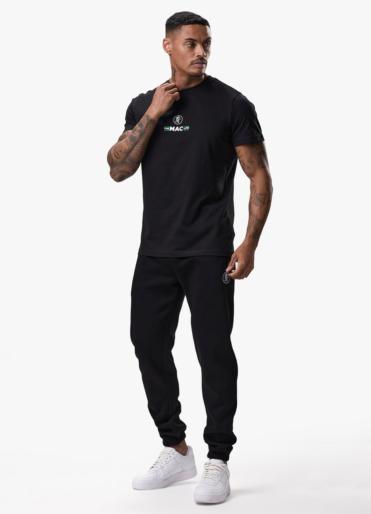 Gym King TML Jersey Regular Fit Tee - Black