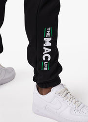 Gym King TML Fleece Jogger - Black