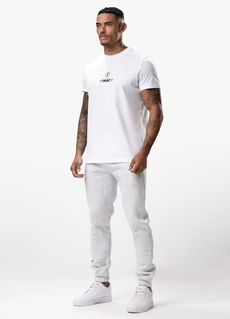 Gym King TML Jersey Regular Fit Tee - White