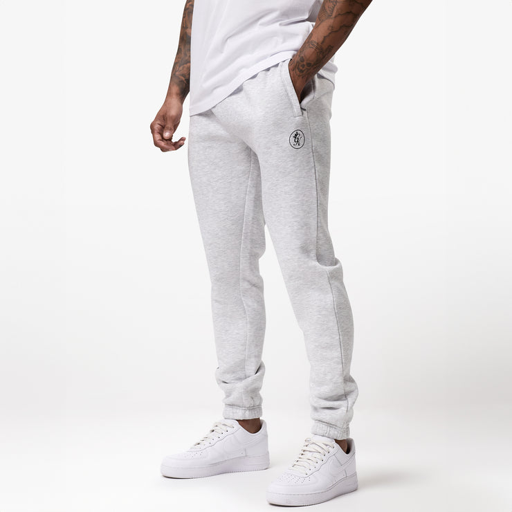 Gym King TML Fleece Jogger - Snow Marl