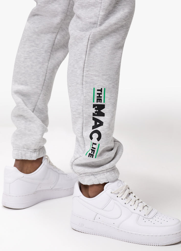 Gym King TML Fleece Jogger - Snow Marl