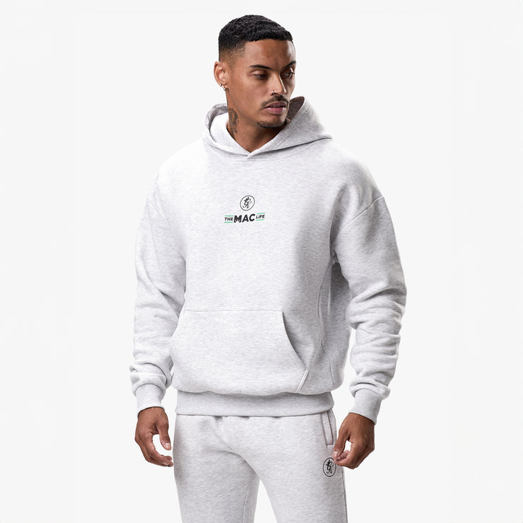 Gym King TML Fleece Hoodie - Snow Marl